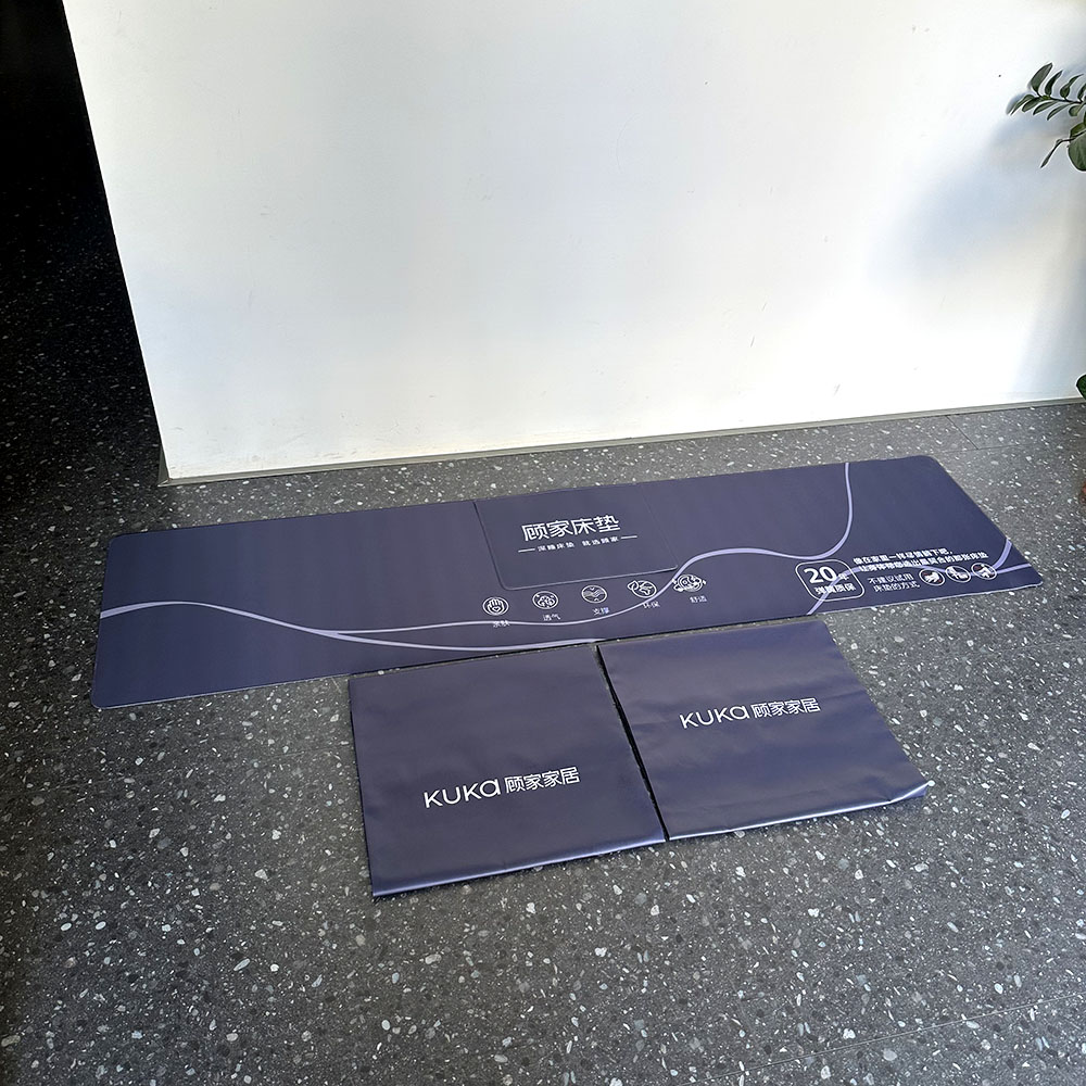 床垫展厅专卖店床垫搭巾 床旗 床尾巾 通用试睡脚垫 橡胶搭巾工厂直销 顾家家居